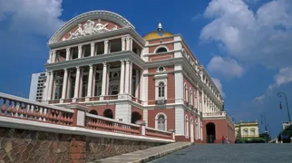 Manaus' smukke operahus, Teatro Amazonas, er en af hovedattraktionerne i byen. Foto Viktors Farmor