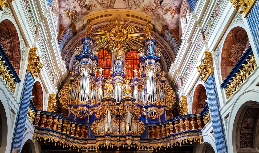 Det levende orgel i Swieta Lipka. Foto Viktors Farmor