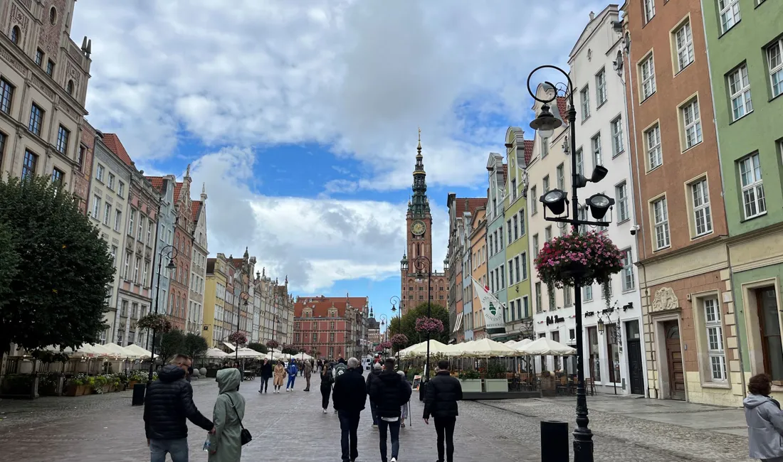 Det gamle centrum i Gdansk er meget charmerende. Foto Josefine Aude Raas 