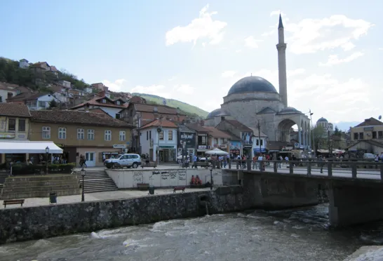 Byen Pizren i Kosovo. Foto Mie Ellen Gynther