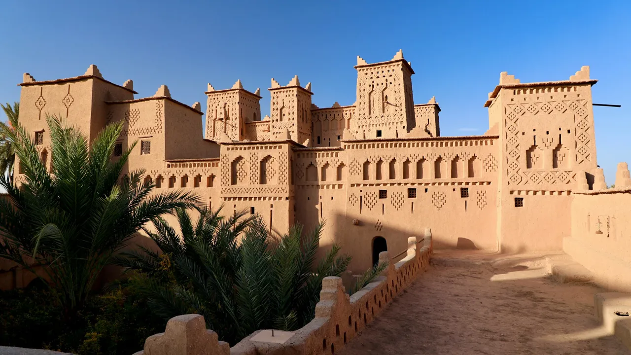 Kasbah Amridil er et pragteksemplar på Marokkos særlige kasbah arkitektur, som vi oplever på rejsen. Foto Anders Stoustrup