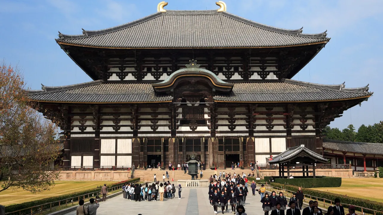Todai-ji helligdommen i Nara er verdens største trætempel. Foto Anders Stoustrup
