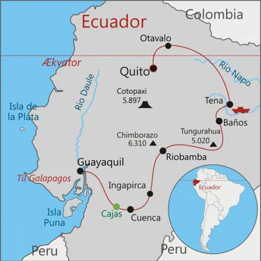 Rejsen til Ecuador - Quito - Guayaquil