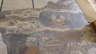 Madaba er kendt for de byzantinske mosaikker. Foto Michael Andersen