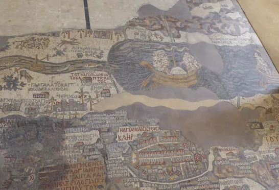 Madaba er kendt for de byzantinske mosaikker. Foto Michael Andersen