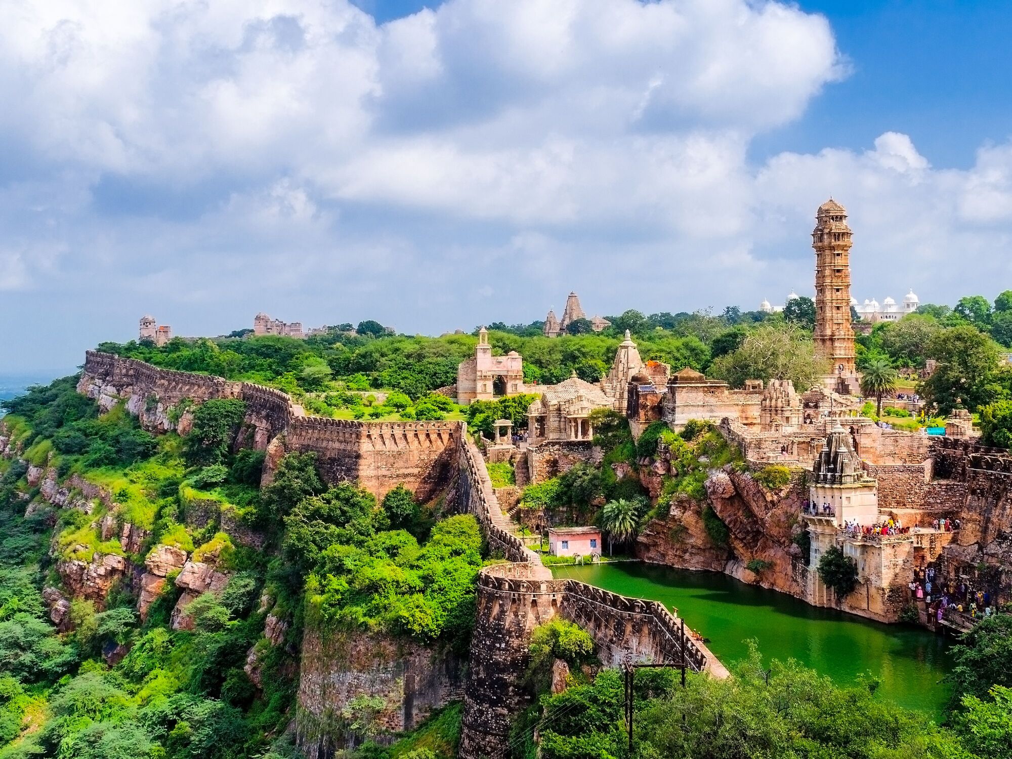 Det mægtige fort i Chittorgarh er fuld af legender om heltemod. Foto Viktors Farmor