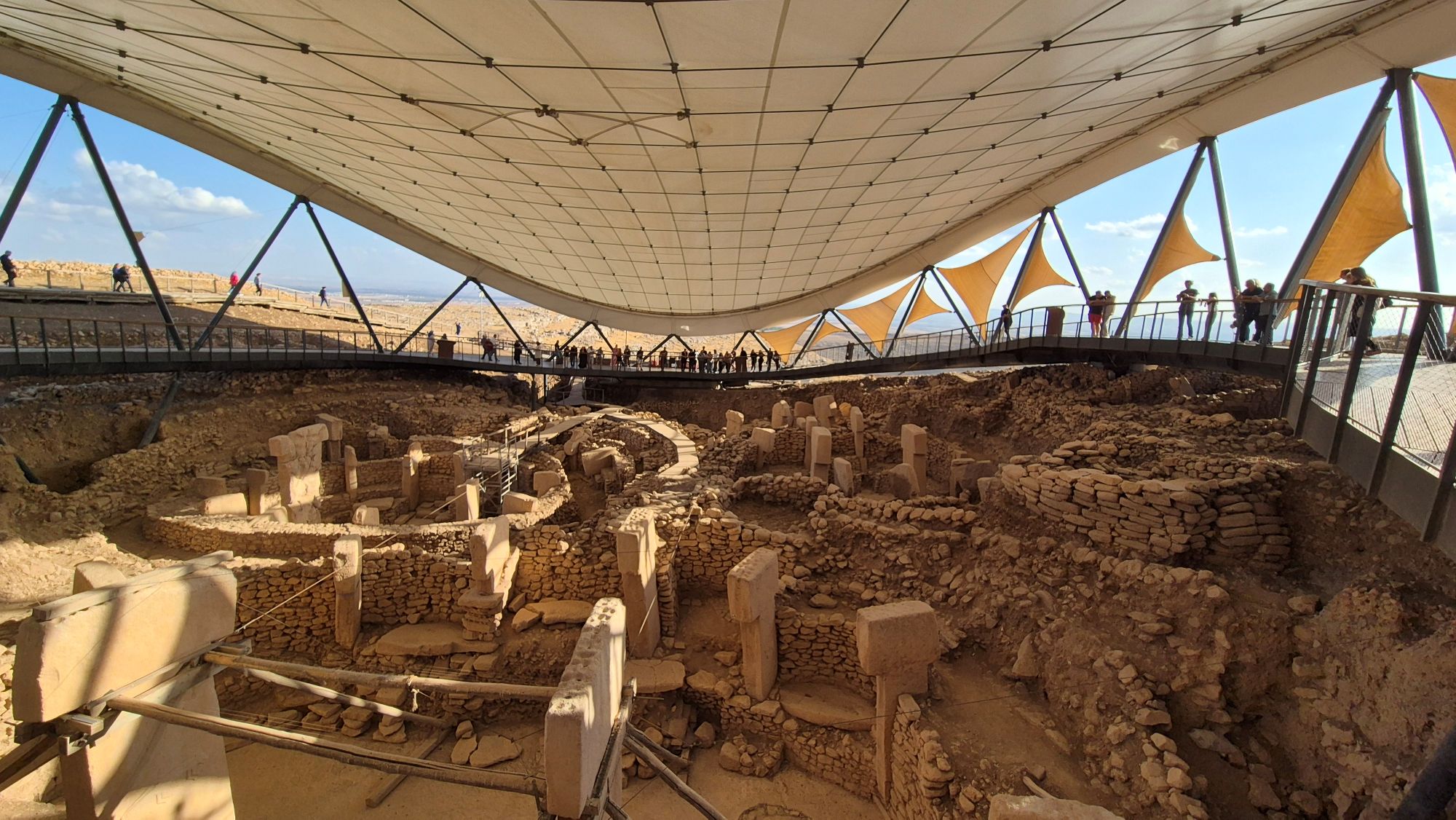Vi oplever verdens ældste tempel, Göbekli Tepe, der er omkring 12.000 år gammelt. Foto Henrik Bjerresø 