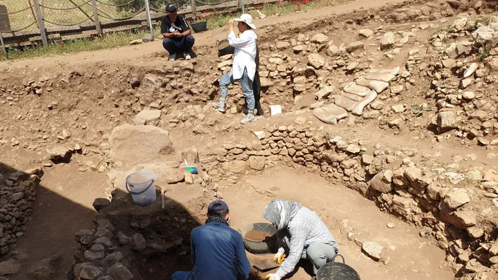 Der graves stadig i Göbekli Tepe. Foto Kirsten Gynther Holm