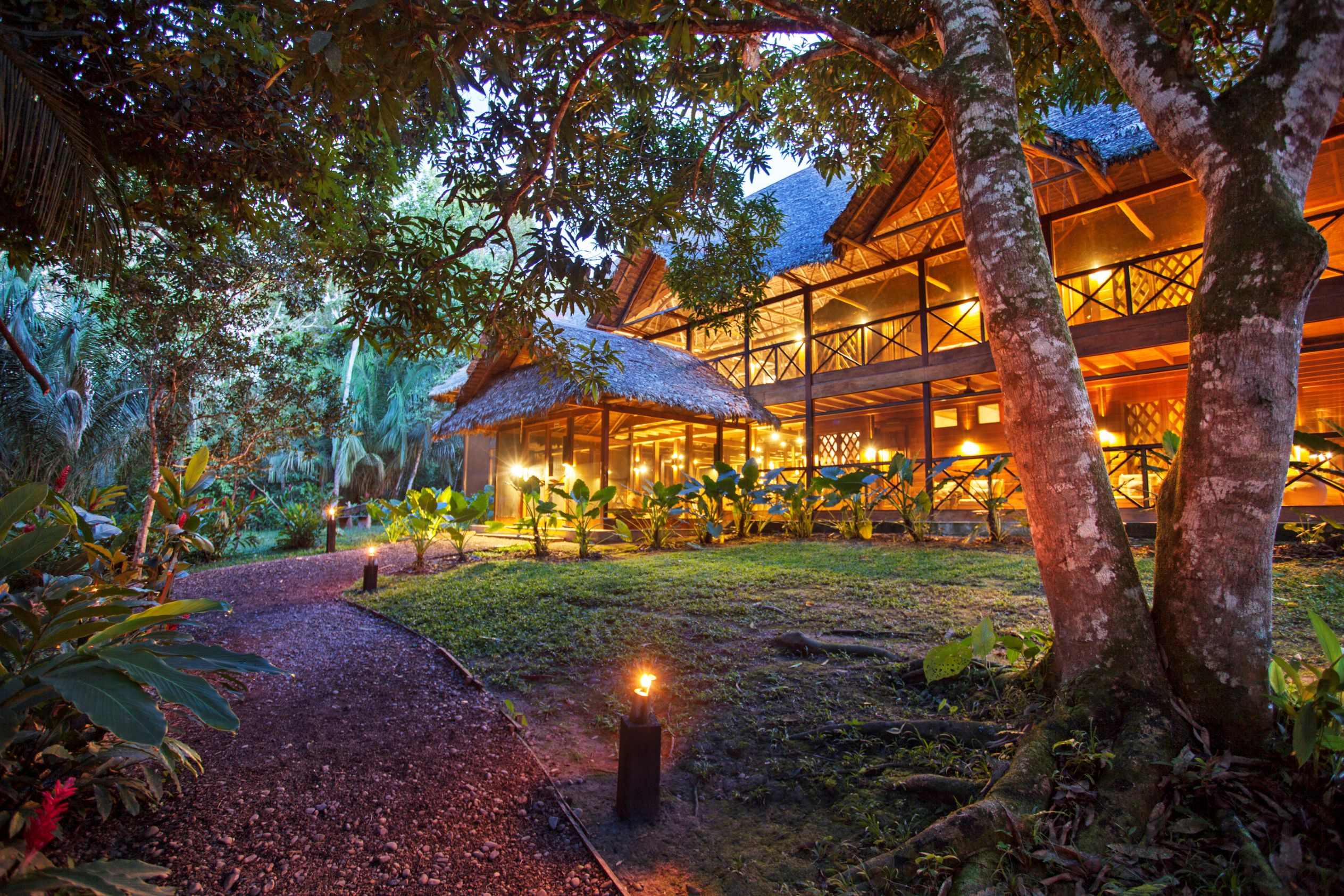 Vi bor på Inkaterra Hacienda Concepción, Amazonas, der er omgivet af primær og sekundær regnskov. Foto Viktors Farmor