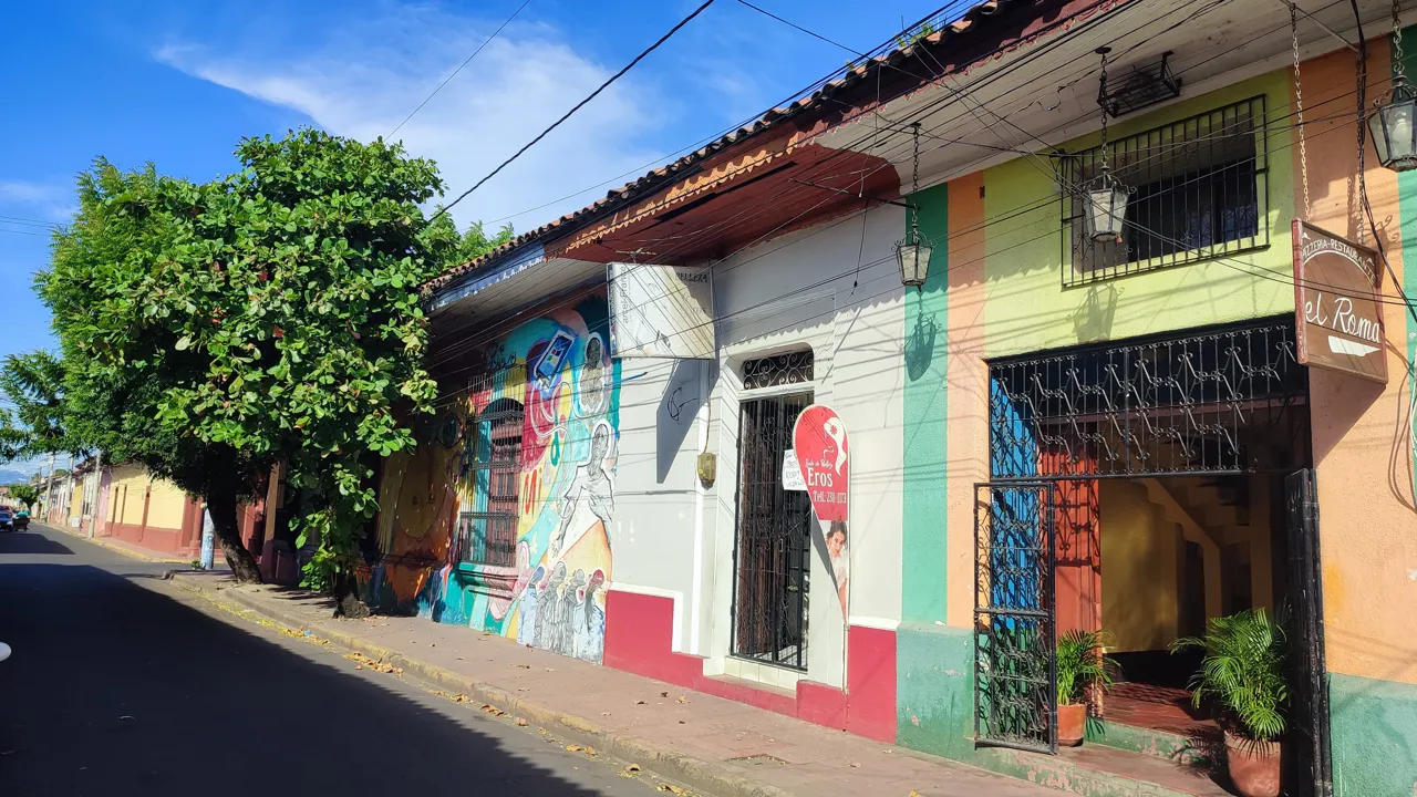 Gadekunst i León i det nordlige Nicaragua. Foto Christian Frimodt-Møller