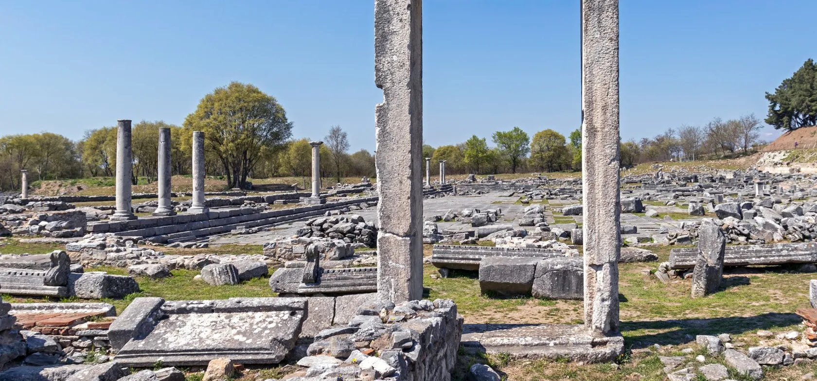 Filippi har en stor betydning i den romerske historie. Foto Viktors Farmor
