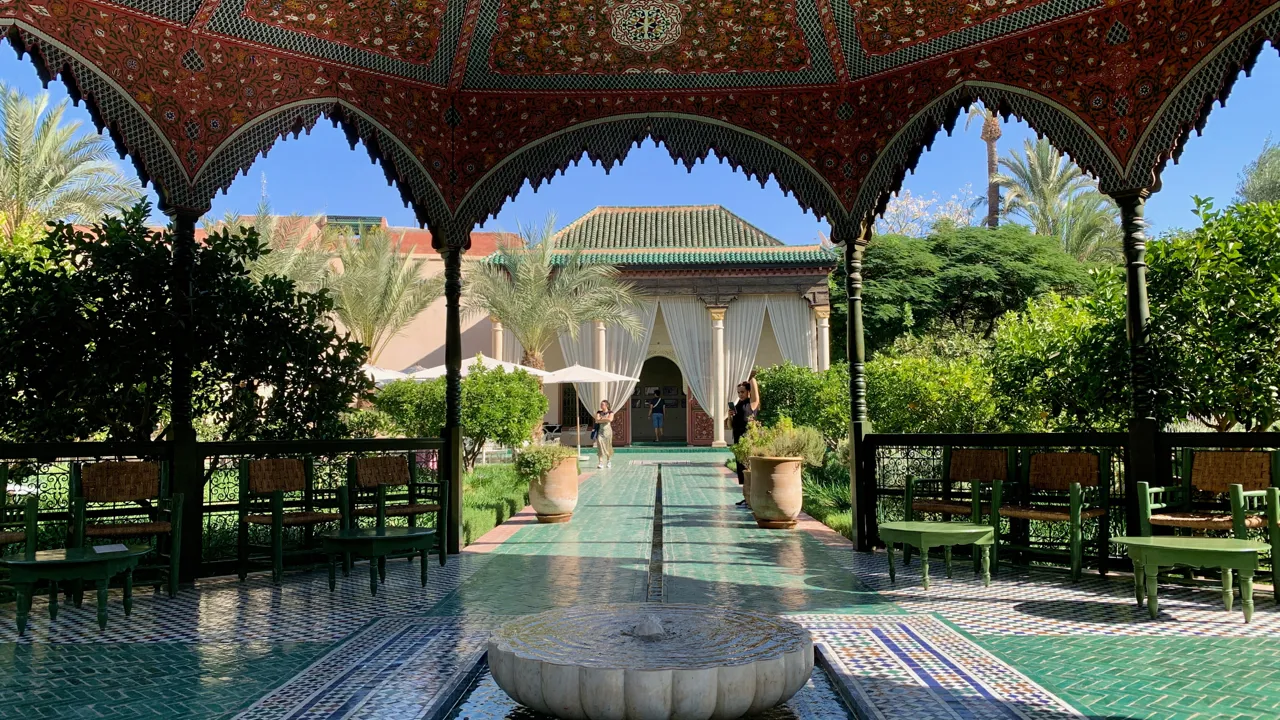 Den såkaldte skjulte have ligger som en oase i hjertet af Marrakesh's medina. Foto af Anders Stoustrup