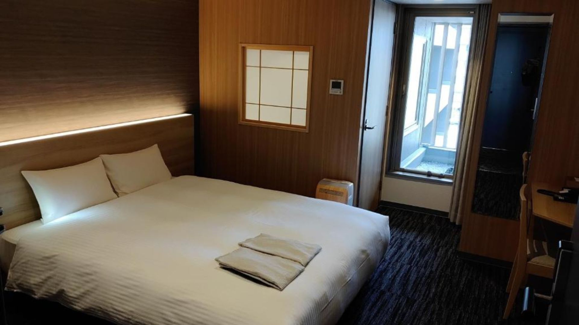 Vores hotel er 4-stjernet og har en perfekte placering i centrum af Kyoto. Foto Viktors Farmor