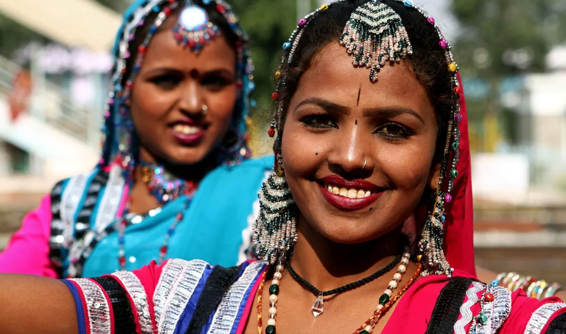 Lokale kvinder i Rajasthan. Foto af Anders Stoustrup