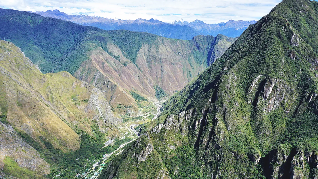Udsigt fra Machu Picchu på en flot dag i Andes. Foto Kathrine Svejstrup