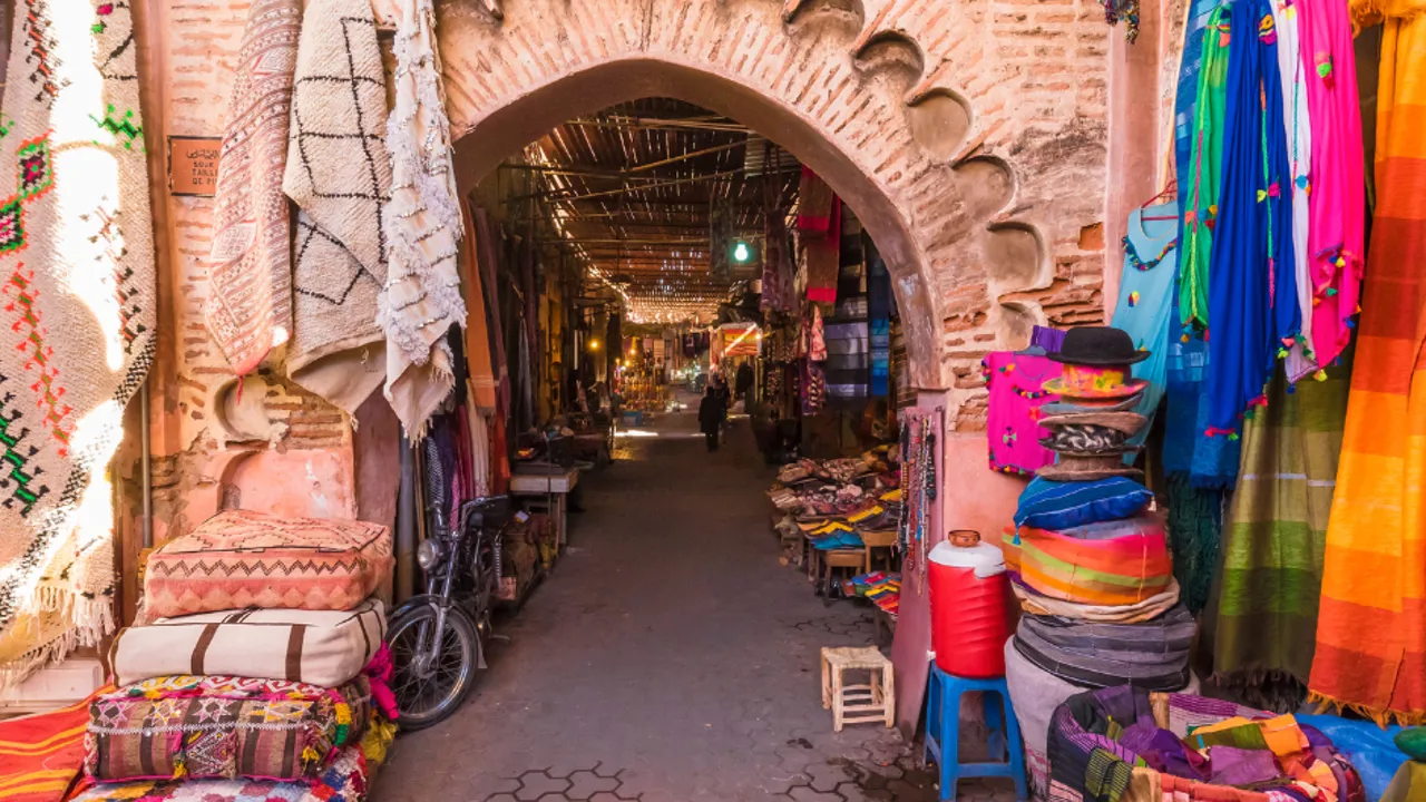 Marokko er om noget et farverigt møde på de mange markeder. Foto Viktors Farmor