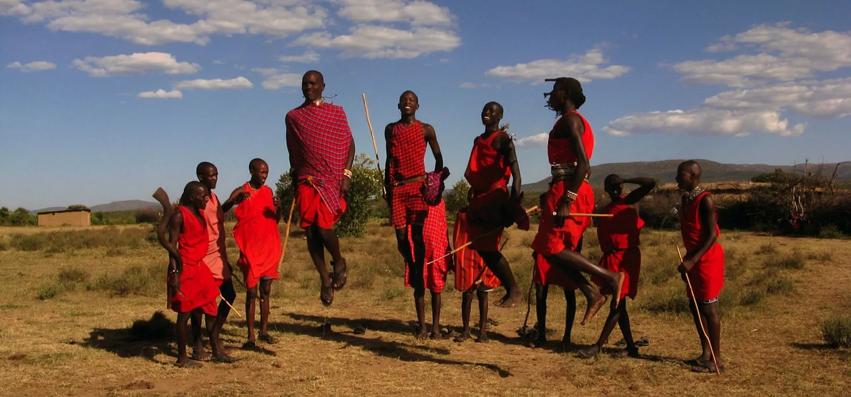 Masaierne er kendt for deres hoppende krigere. Foto Carsten Willersted