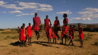 Masaierne er kendt for deres hoppende krigere. Foto Carsten Willersted
