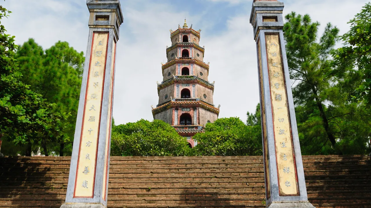 Thien Mu pagodaen blev bygget i 1601. Foto Viktors Farmor