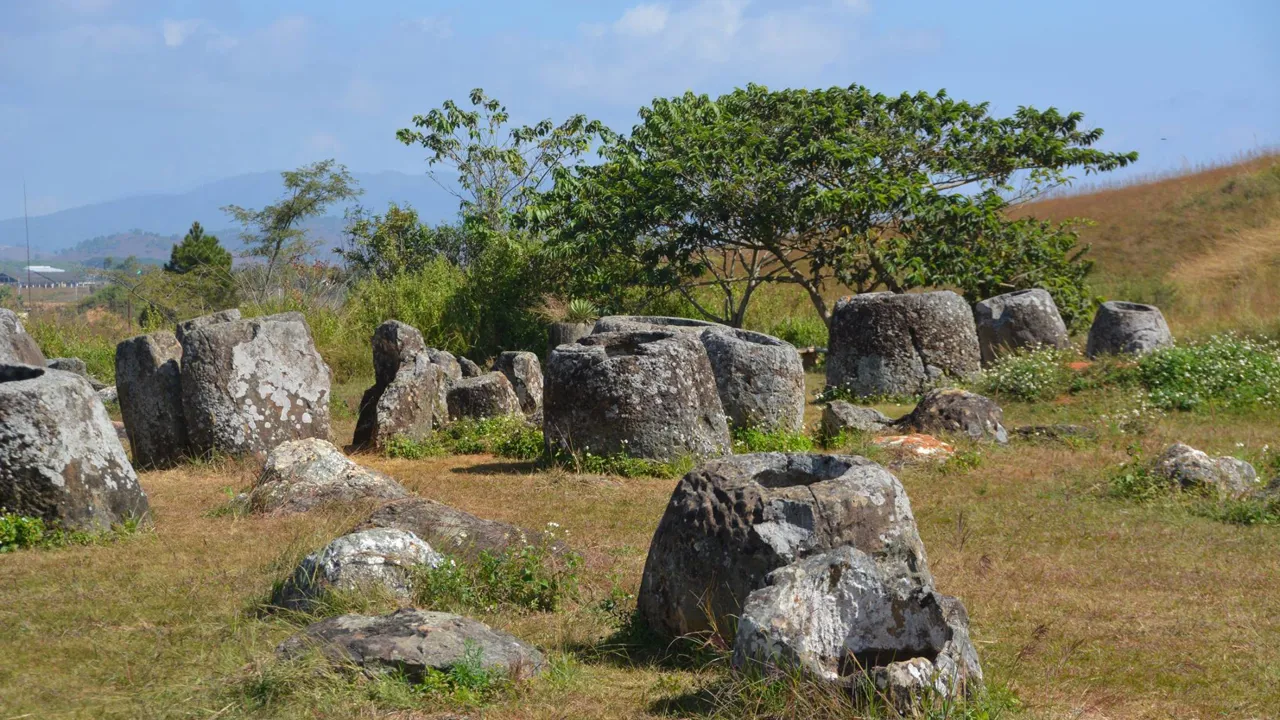 Krukkesletten nær Phonsavanh er et arkæologisk mysterium. Foto af Claus Christensen