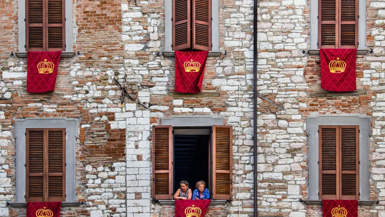 En stor del af husene i Gubbio er fra det 14. og 15. århundrede. Foto Lene Brøndum
