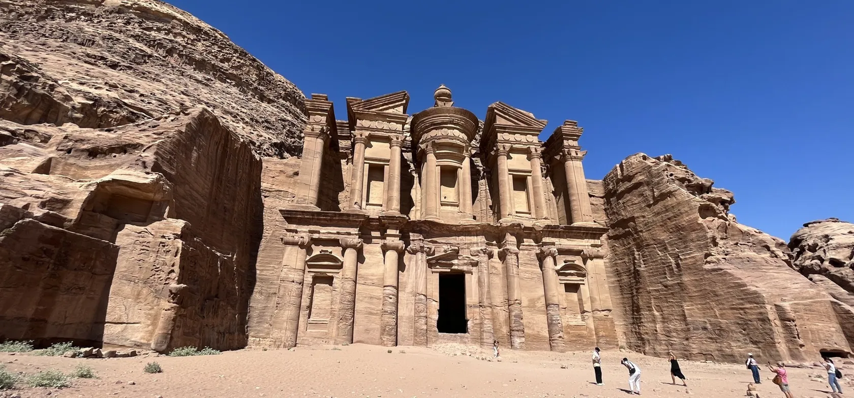 Petra i Jordan er et af verdens 7 underværker. Foto Josefine Aude Raas