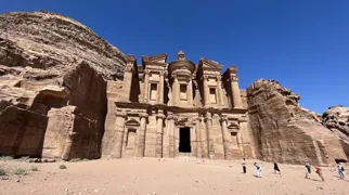 Petra i Jordan er et af verdens 7 underværker. Foto Josefine Aude Raas