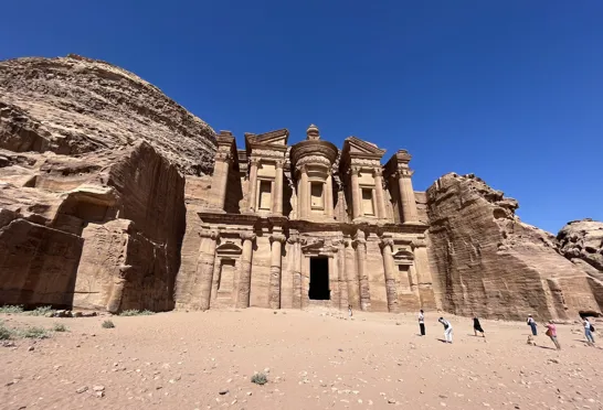 Petra i Jordan er et af verdens 7 underværker. Foto Josefine Aude Raas