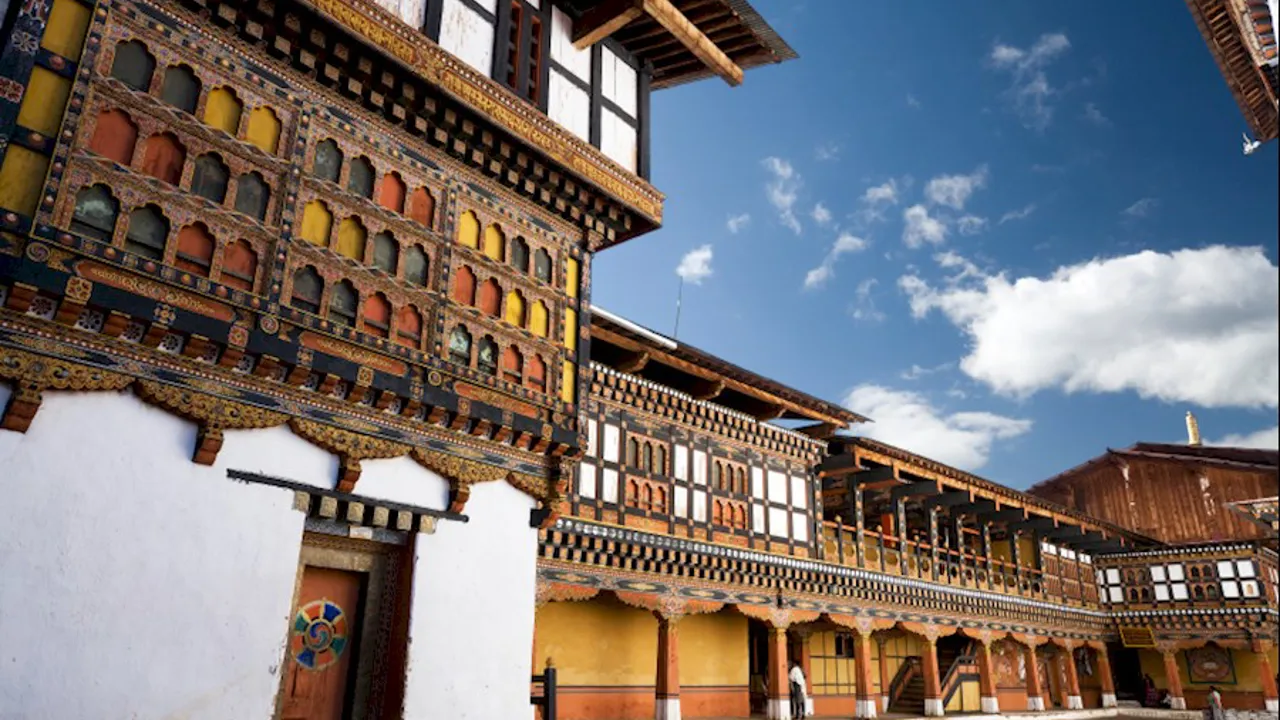 De gamle borge i Bhutan er oftest samlet uden brug af søm. Foto Viktors Farmor
