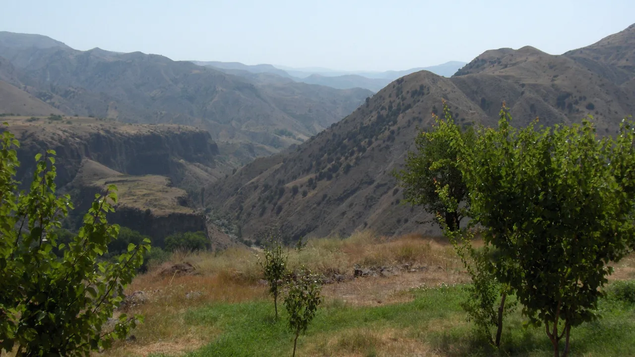 Vi finder betagende landskaber overalt i Armenien. Foto Erik Holm