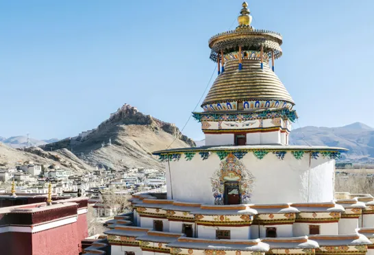 Vi besøger klostretet Kumbum, der er et af de mest berømte tibetanske buddhistiske klostre i Kina. Foto Viktors Farmor