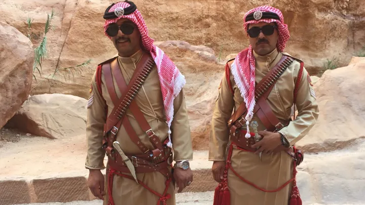 Beduinpolitiet er en del af den aktive politistyrke i Jordan. Foto Ann Jung Lemieux