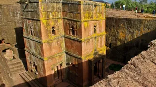 På alle rejser til Etiopien ser vi klippekirkerne i Lalibela.