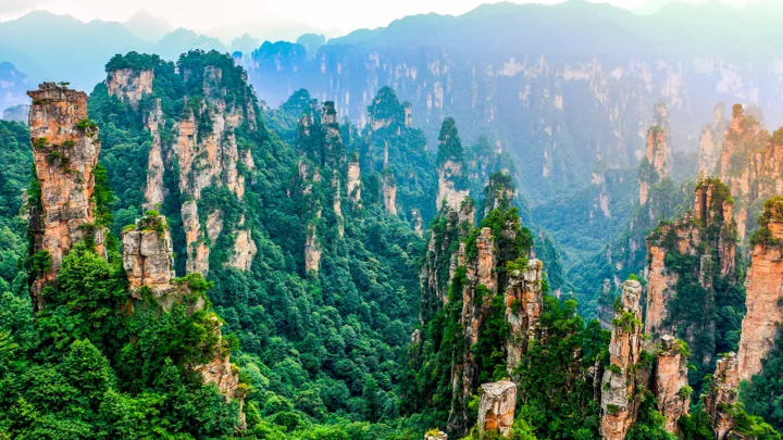 Zhangjiajie National Forest Park. Foto Viktors Farmor