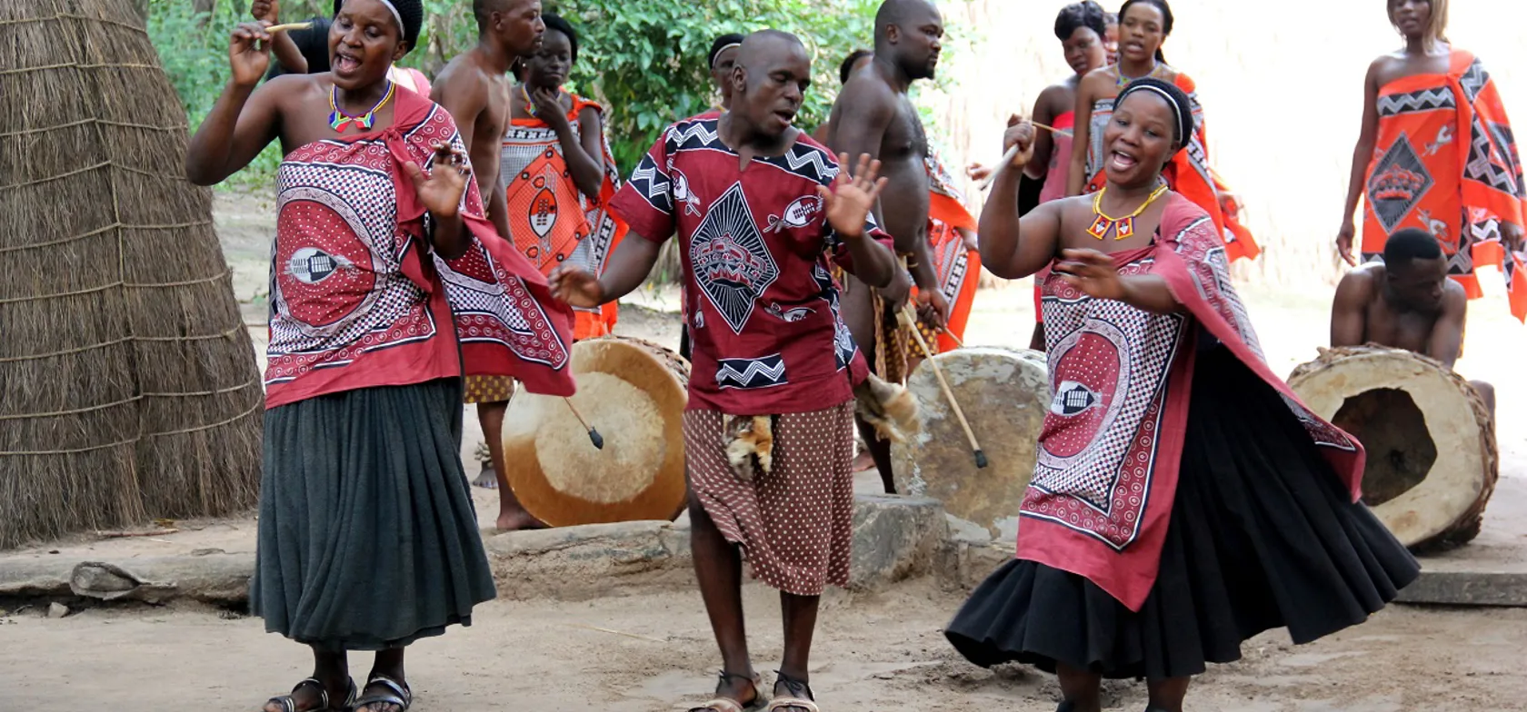 De to små kongedømmer Swaziland og Lesotho indgår i rejsen gennem Sydafrika. Foto Anna-Karin Johannsen