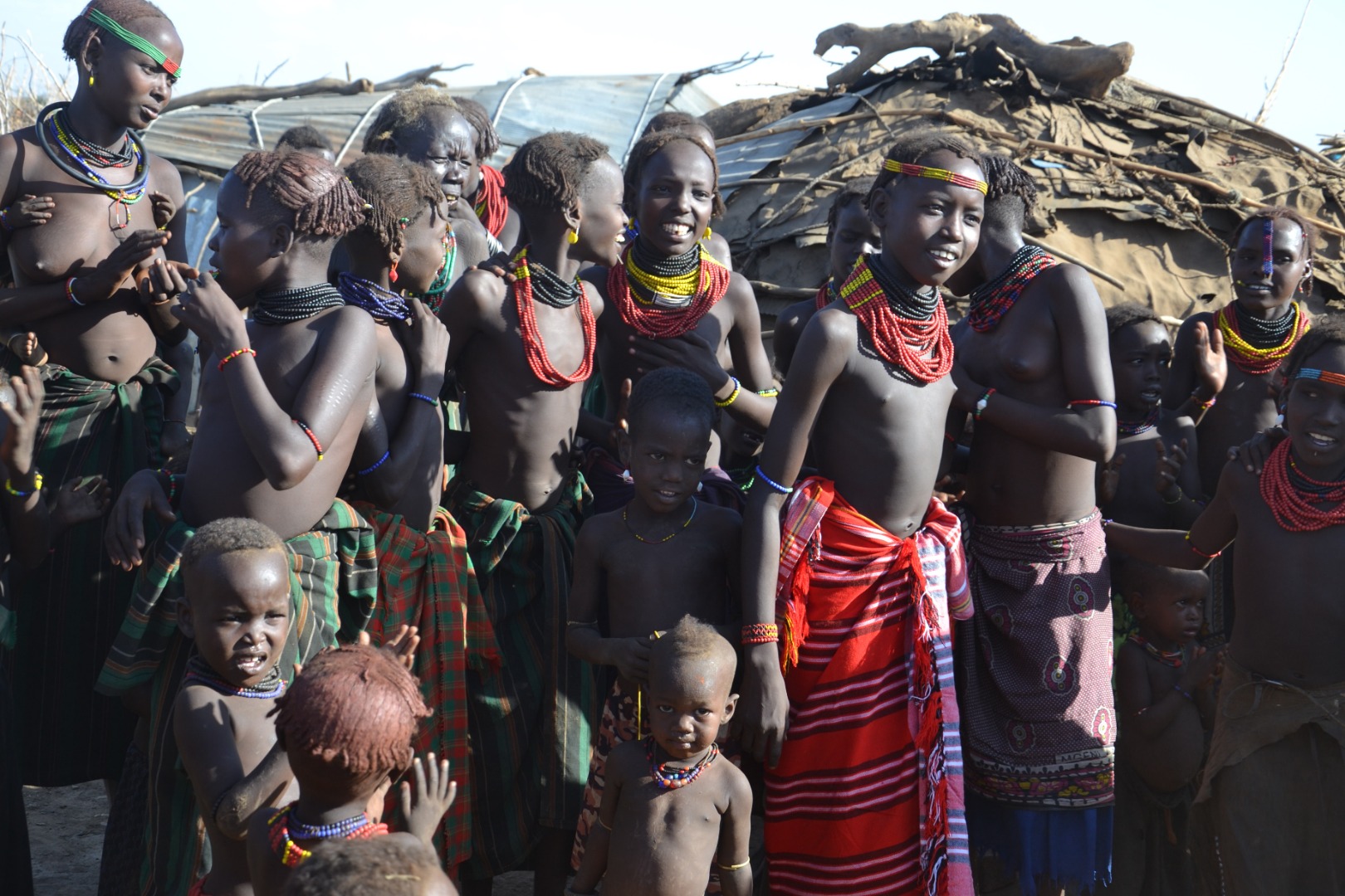 Vi besøger landsbyerne Omo Rate og Galeb tæt på Kenyas grænse. Foto Gert Lynge Sørensen