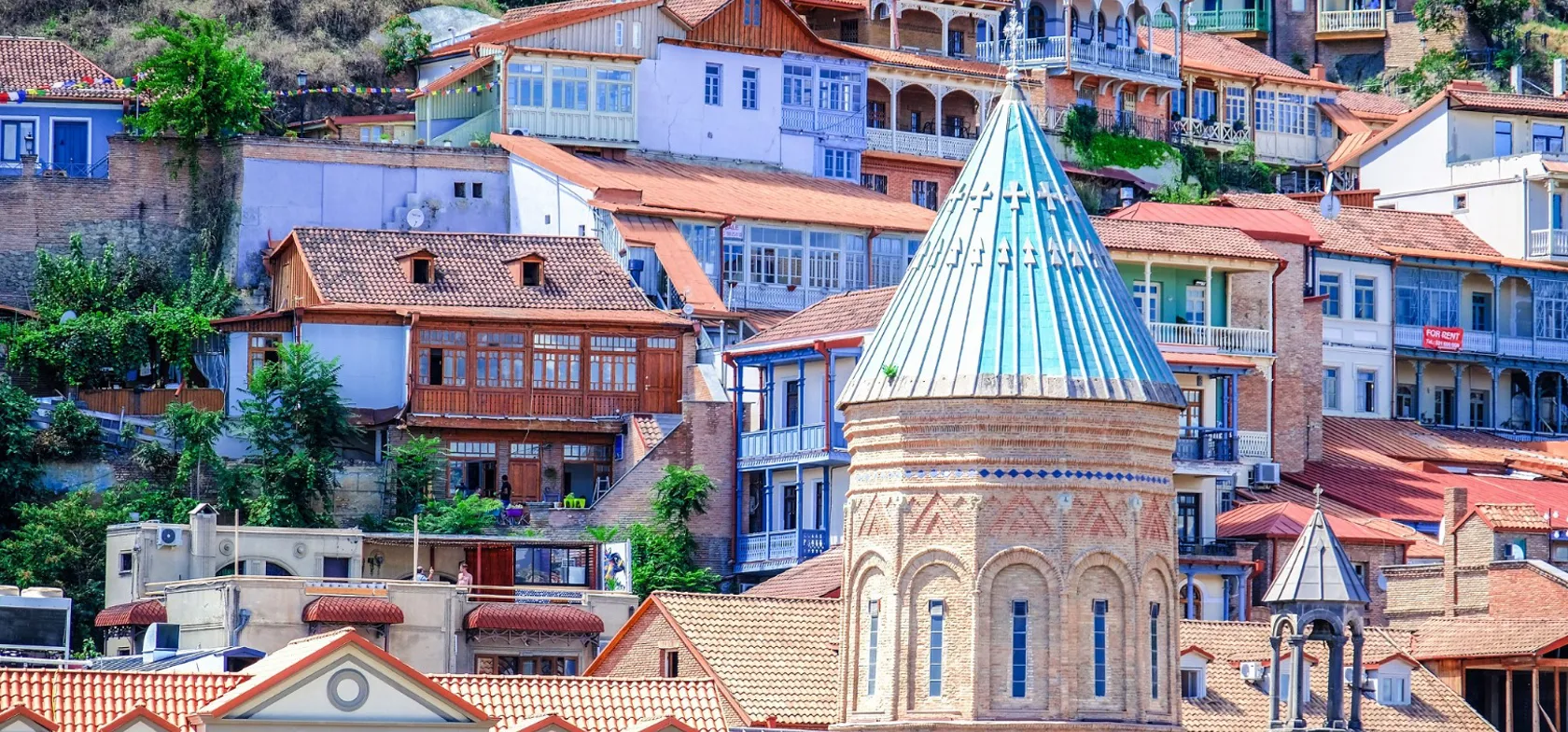 Tbilisis gamle bydel er charmerende. Foto Tania Rodrigues