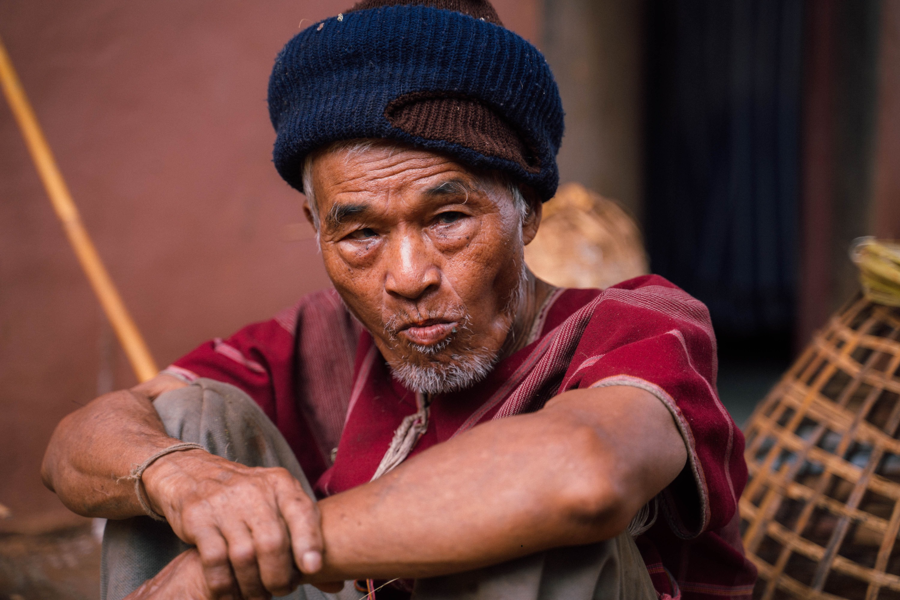 Mand fra minoritetsfolket karen. Foto af Viktors Farmor