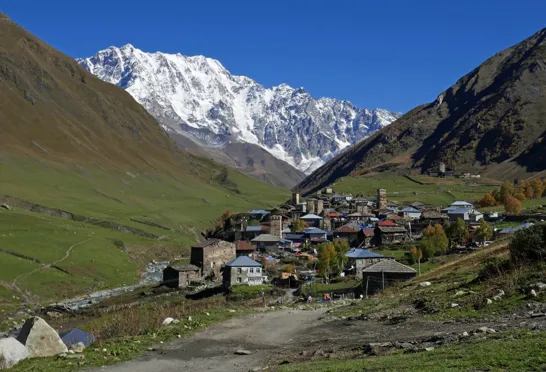 Ushguli er en middelalderby beliggende i vidunderlige Svaneti i det nordlige Georgien. Foto Peter Wieser