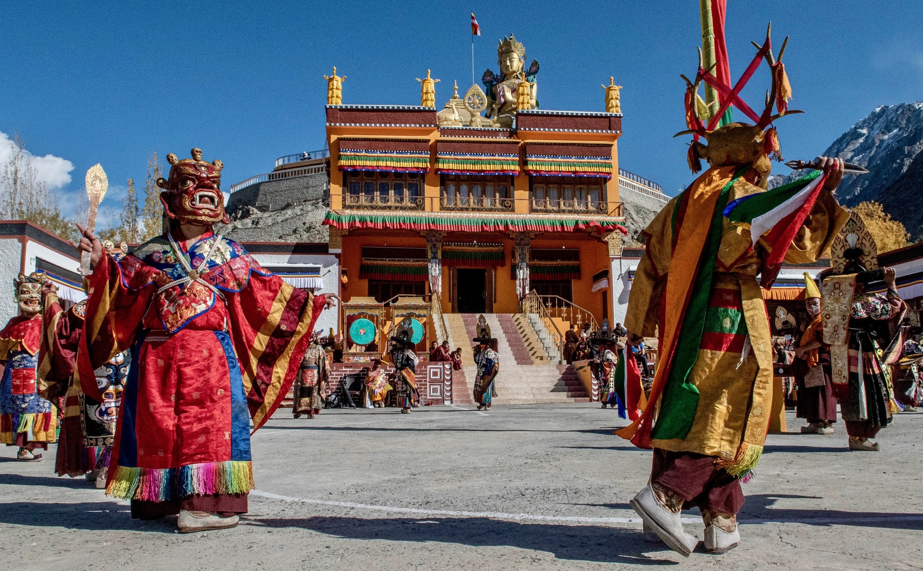 Den buddhistiske kultur lever i bedste velgående i Ladakhs mange klostre. Foto Ashfaq Rah