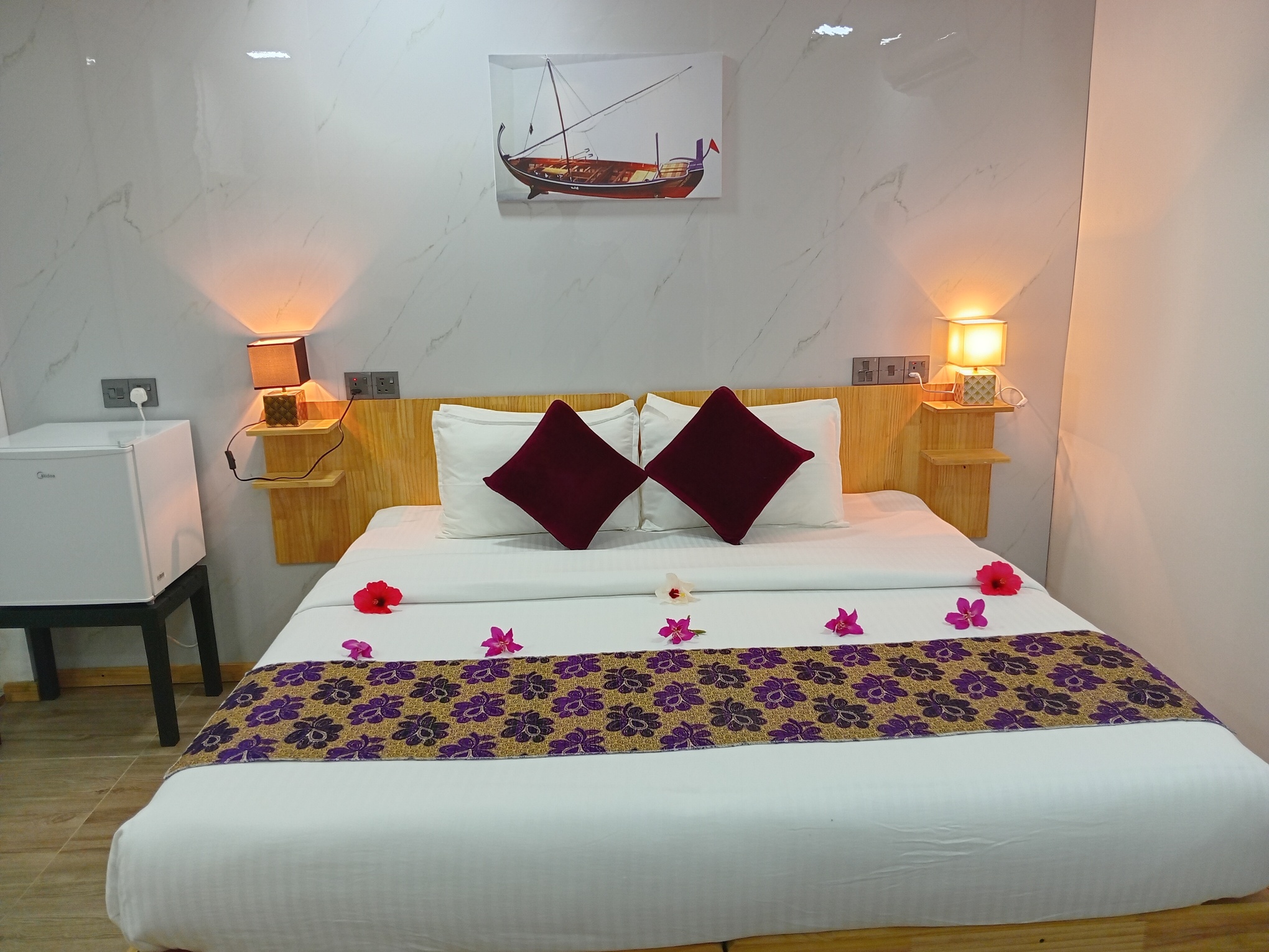 På Velidhoo findes der ingen hoteller, og man indlogeres derfor på forskellige gæstehuse. Foto Viktors Farmor