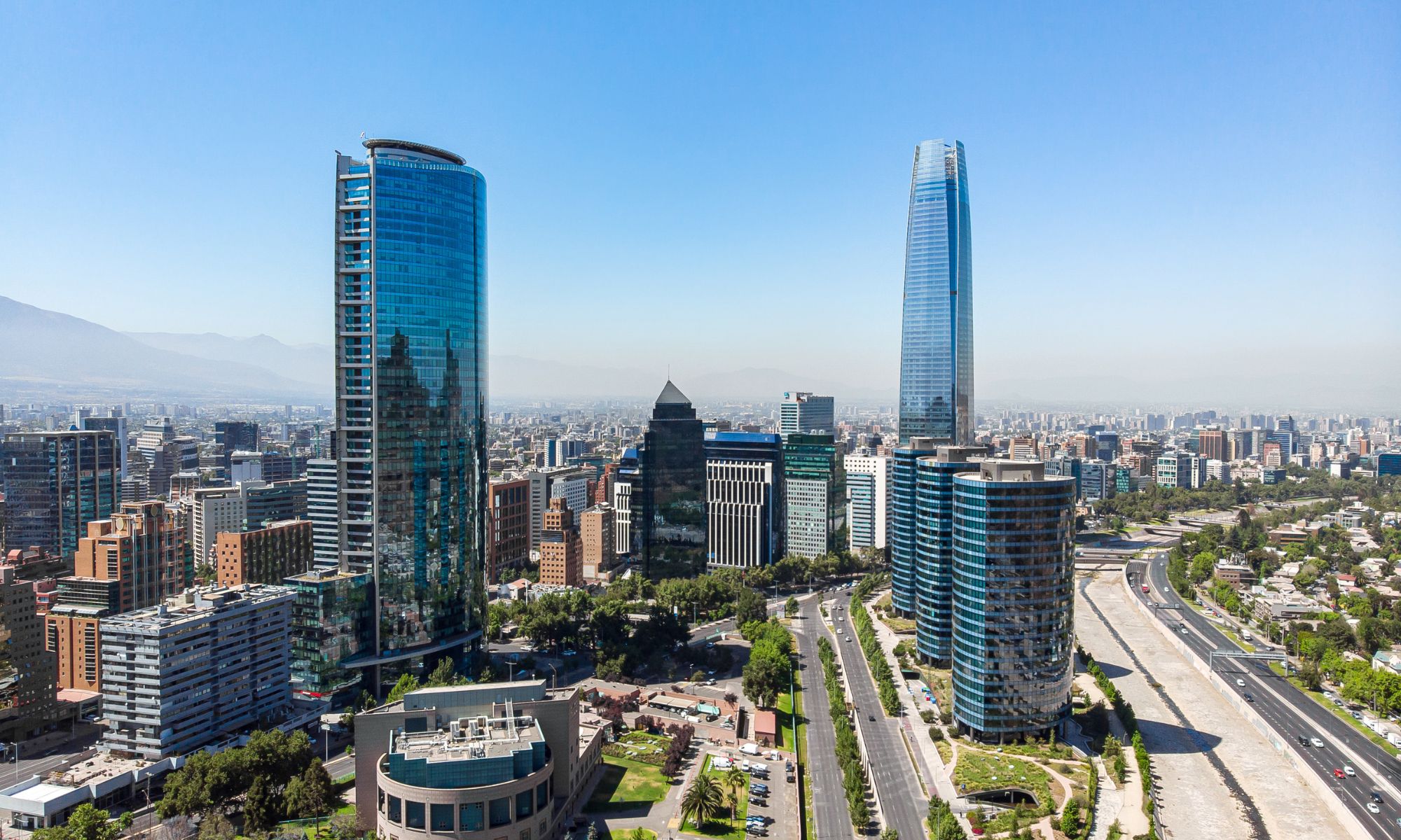 Hovedstaden Santiago i Chile. Foto Viktors Farmor