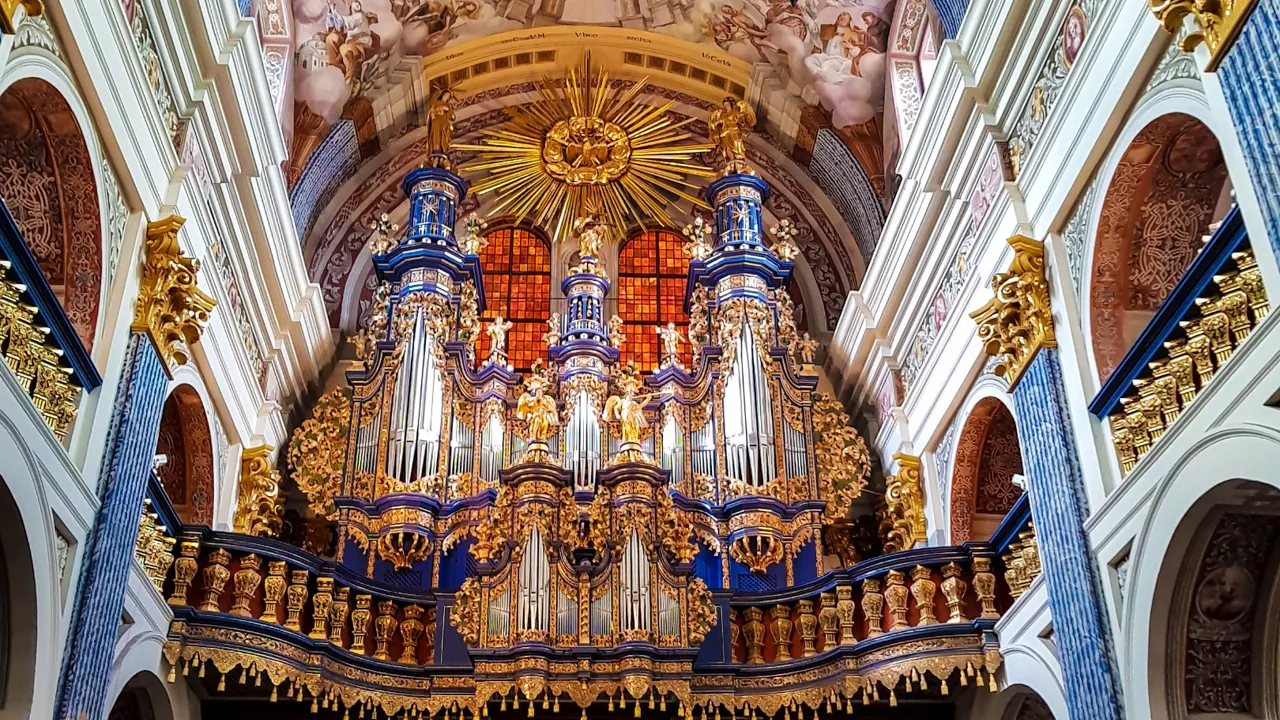 Det levende orgel i Swieta Lipka. Foto Viktors Farmor