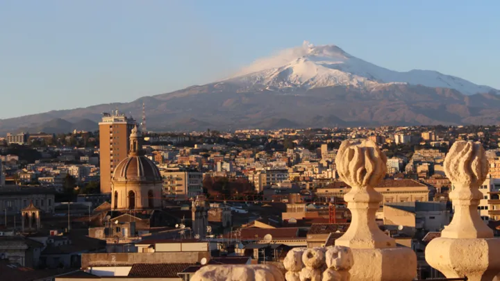 Vulkanen Etna på Sicilien. Foto Viktors Farmor