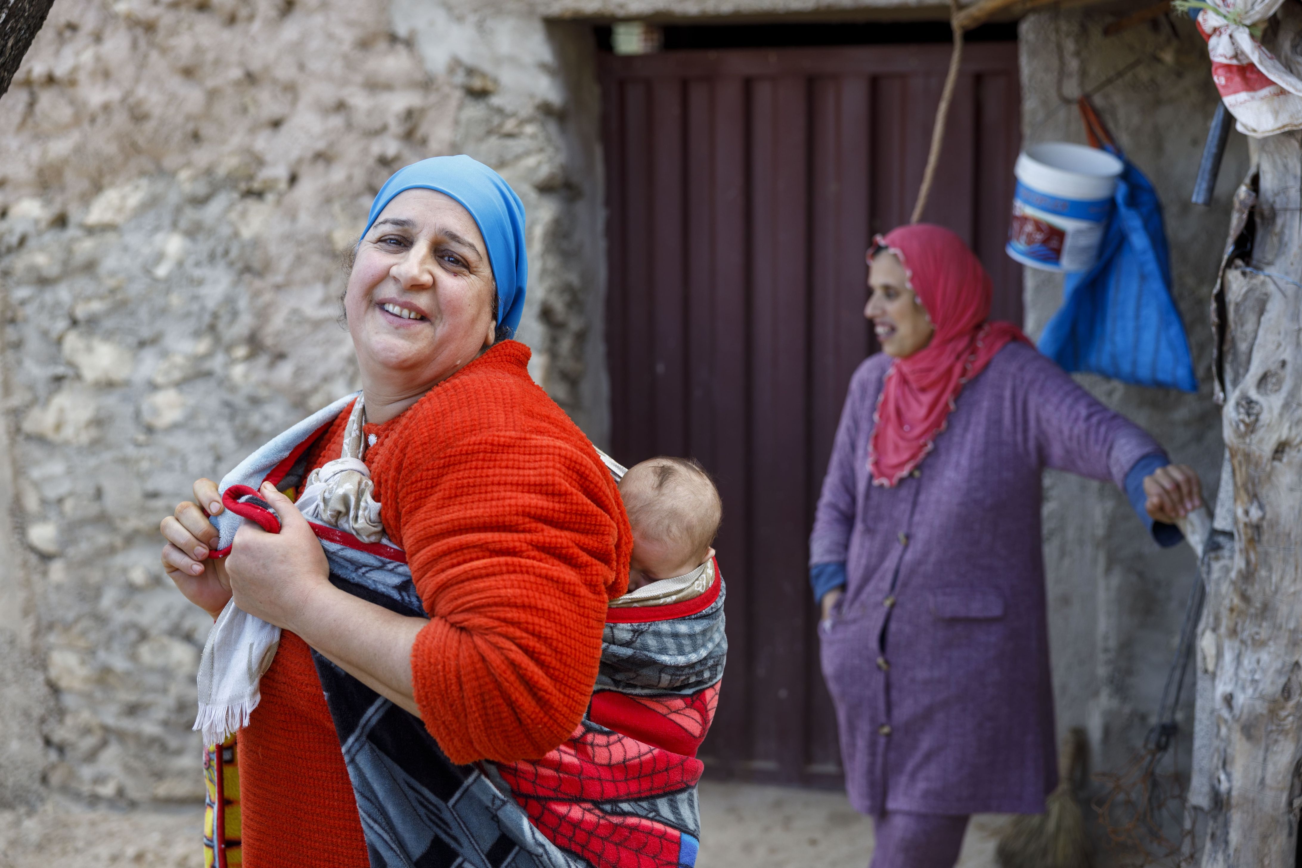 Vi oplever hverdagslivet i en lokal landsby nær Chefchaouen. Foto Inge Lynggaard