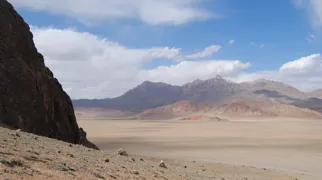 Højsletten ligger i mere end 4000 meters højde i Tajkiistan. Foto Gert Lynge Sørensen