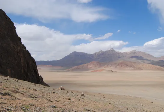 Højsletten ligger i mere end 4000 meters højde i Tajkiistan. Foto Gert Lynge Sørensen