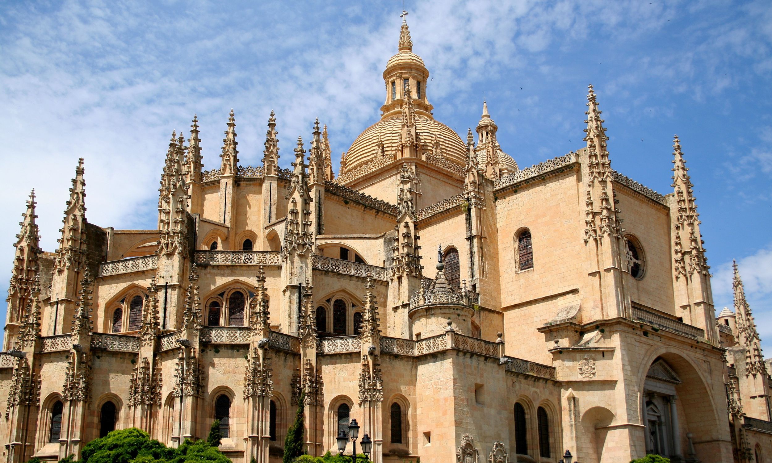 I Segovia besøger vi byens gotiske katedral bygget i det 16. århundrede. Foto Gudik Holm Plews