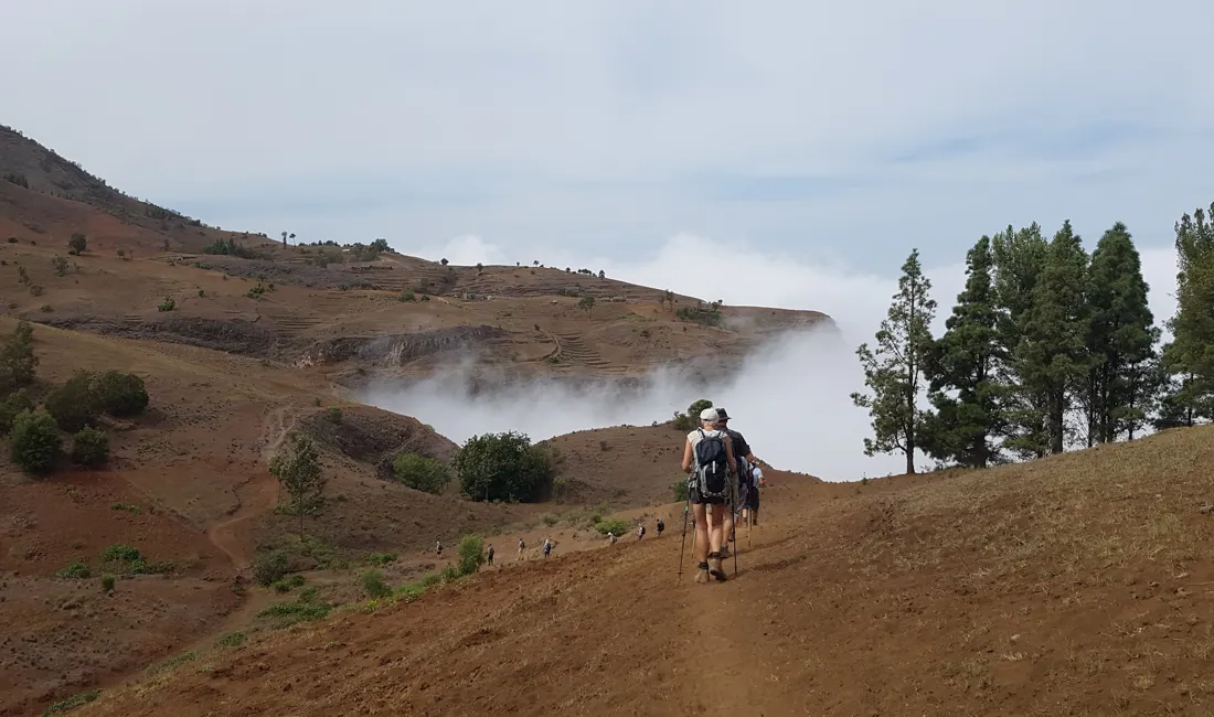 Vores vandreture i Kap Verde ligger i måneder, hvor klimaet er behageligt. Foto Gudik Holm Plews