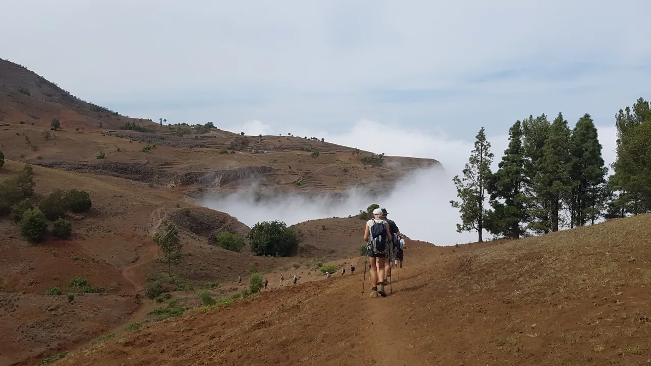 Vores vandreture i Kap Verde ligger i måneder, hvor klimaet er behageligt. Foto Gudik Holm Plews